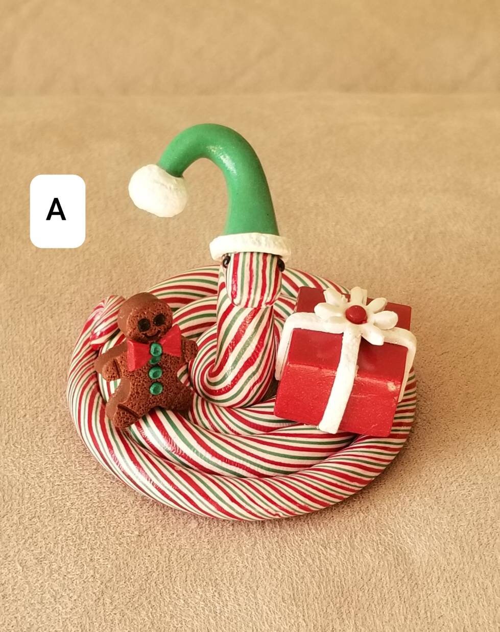 Polymer Clay Christmas Snake