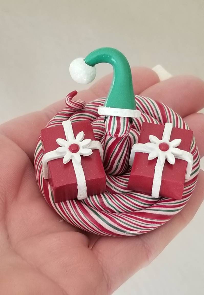 Polymer Clay Christmas Snake