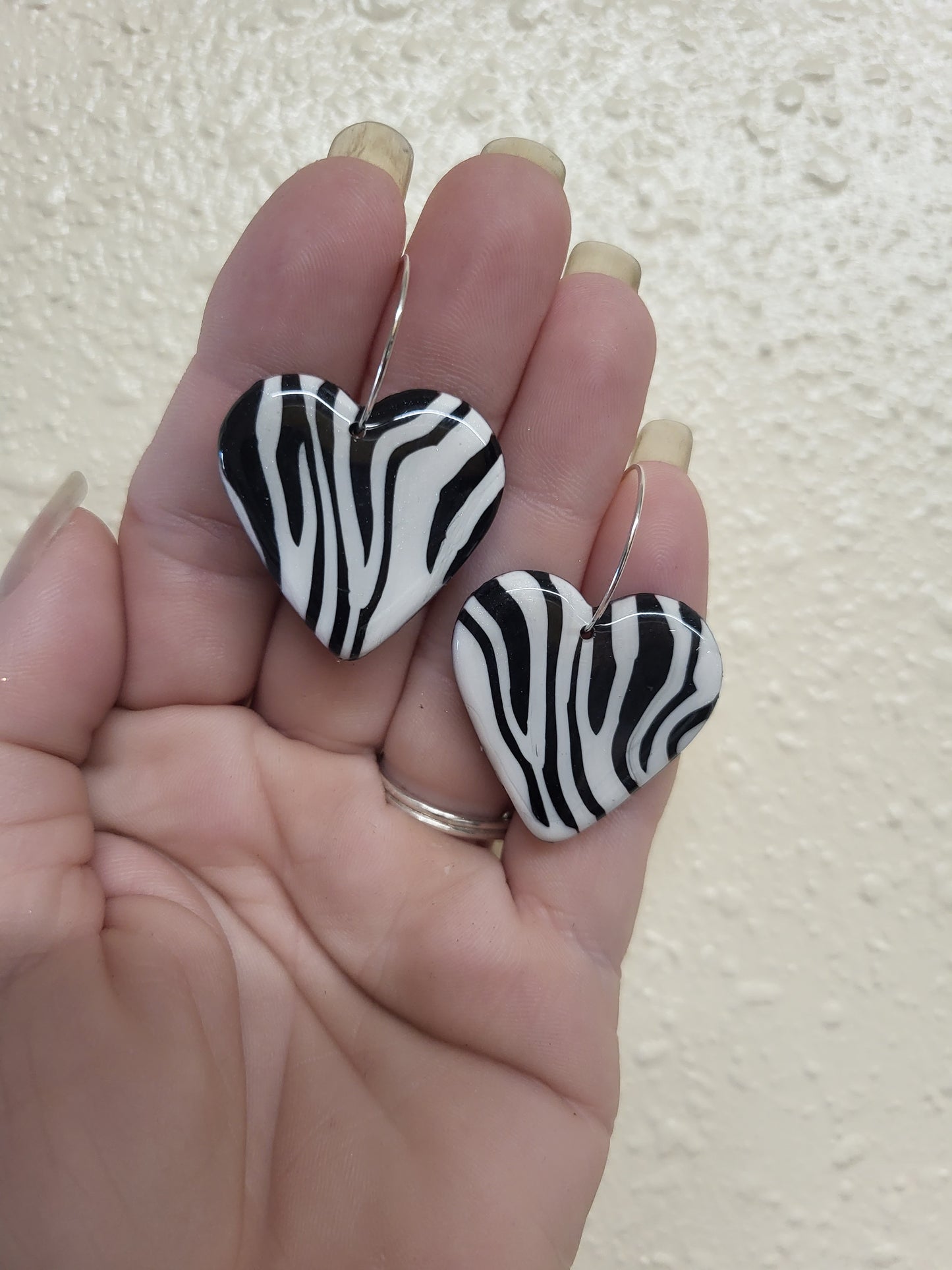 Animal - Tara Statement Earrings - Zebra
