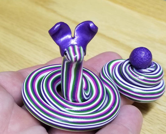 Polymer Clay Easter Bunny Snake