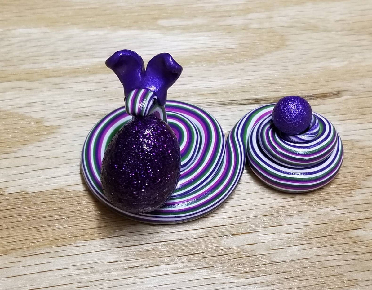 Polymer Clay Easter Bunny Snake