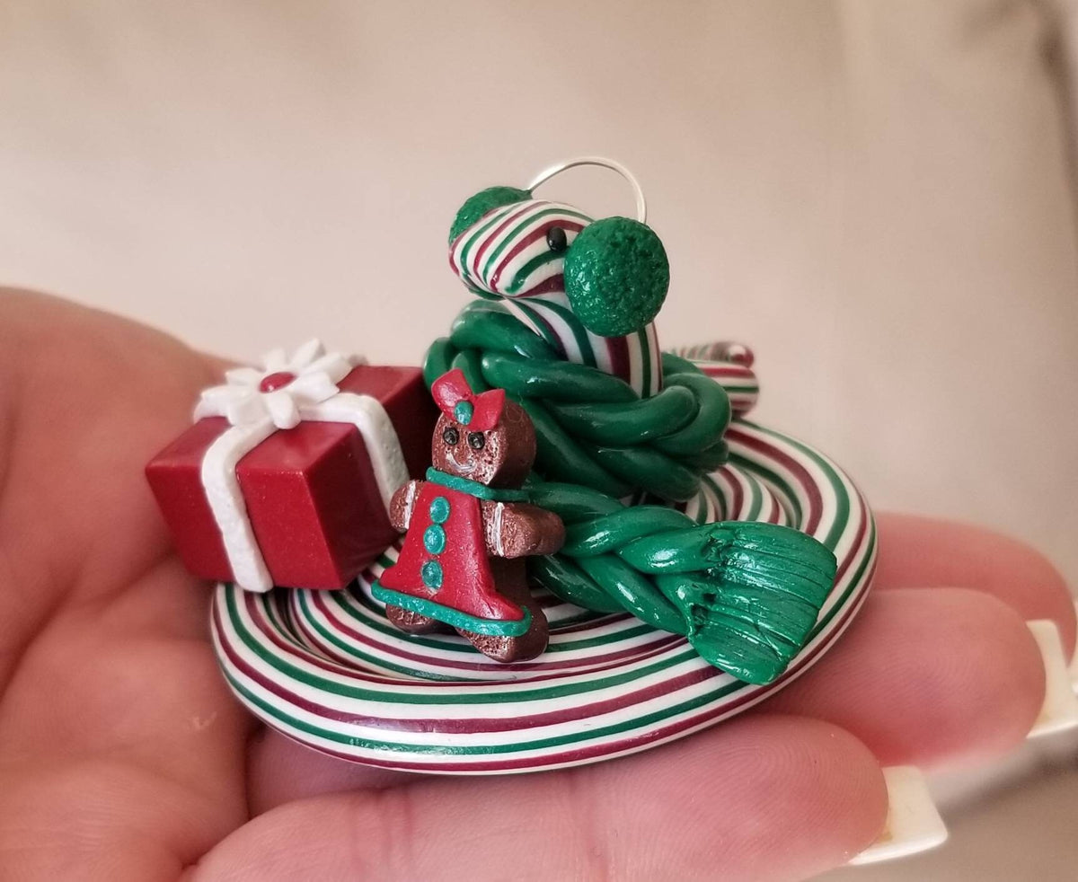Polymer Clay Christmas Snake