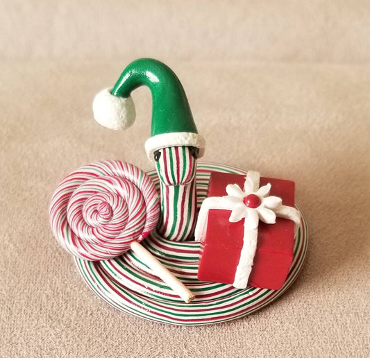 Polymer Clay Christmas Snake