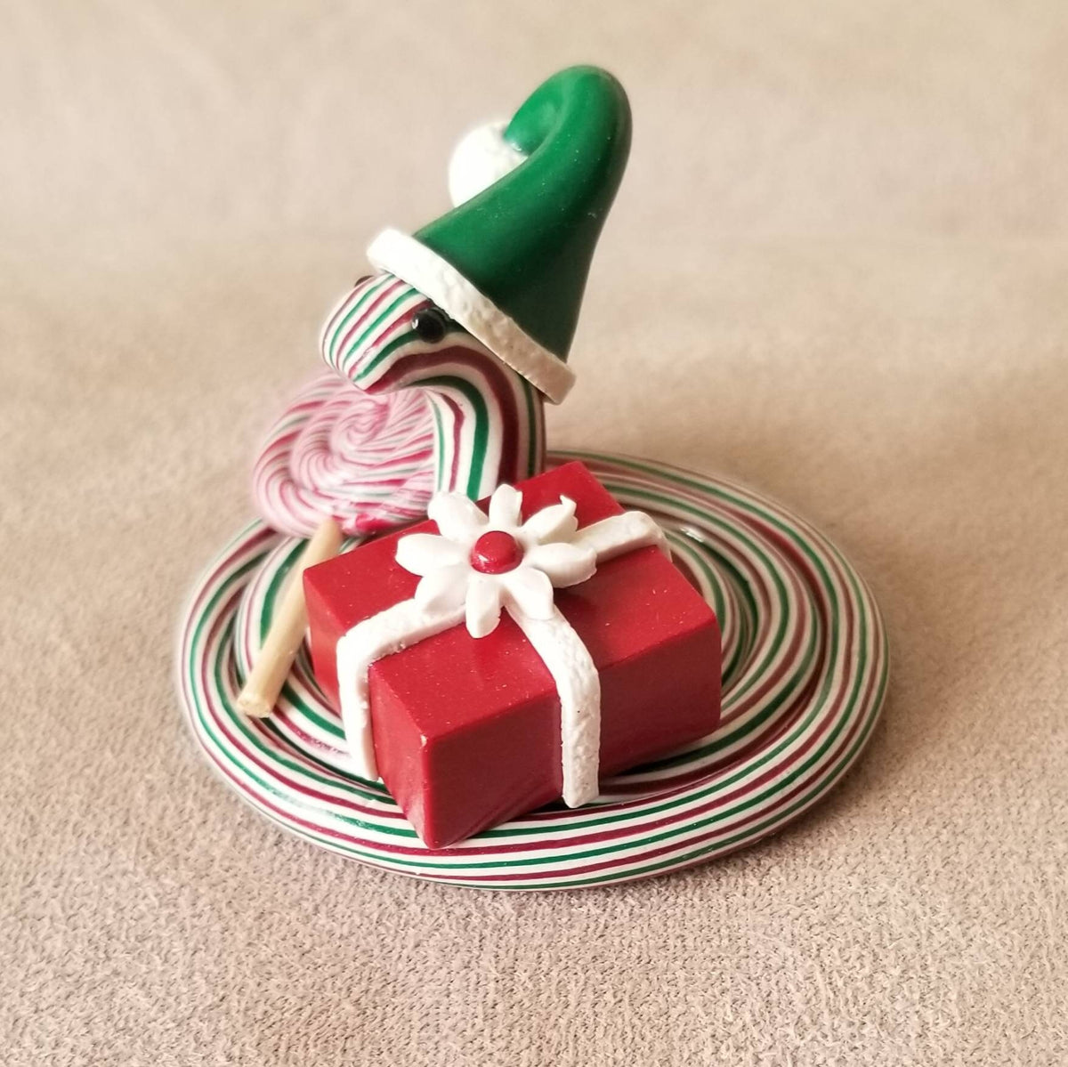 Polymer Clay Christmas Snake