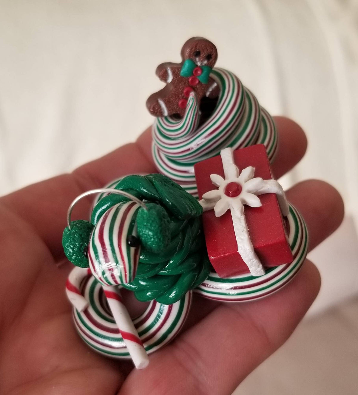 Polymer Clay Christmas Snake