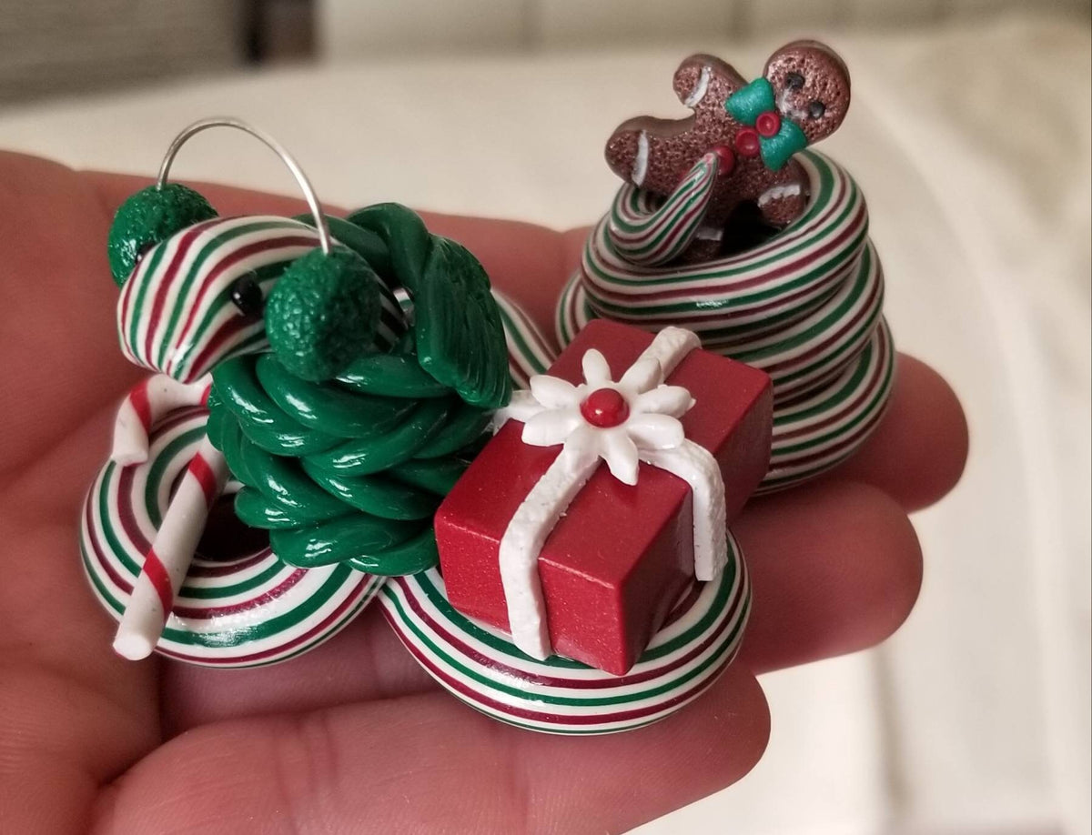 Polymer Clay Christmas Snake