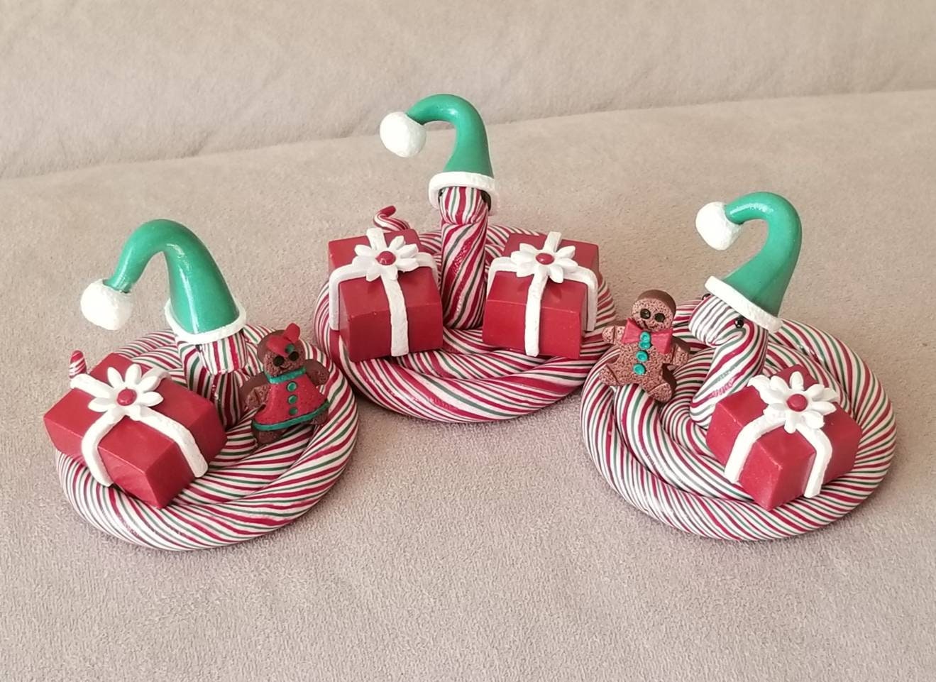 Polymer Clay Christmas Snake