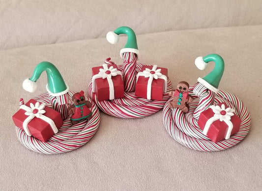 Polymer Clay Christmas Snake