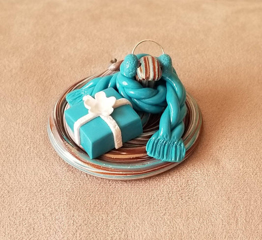Polymer Clay Christmas Snake