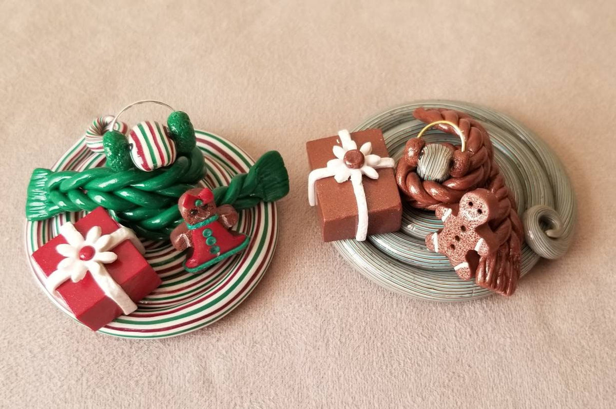 Polymer Clay Christmas Snake