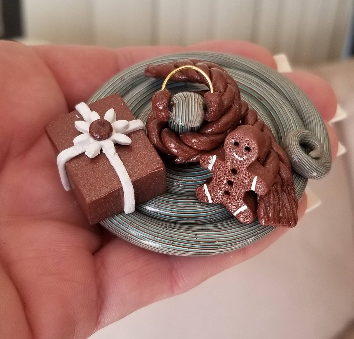 Polymer Clay Christmas Snake