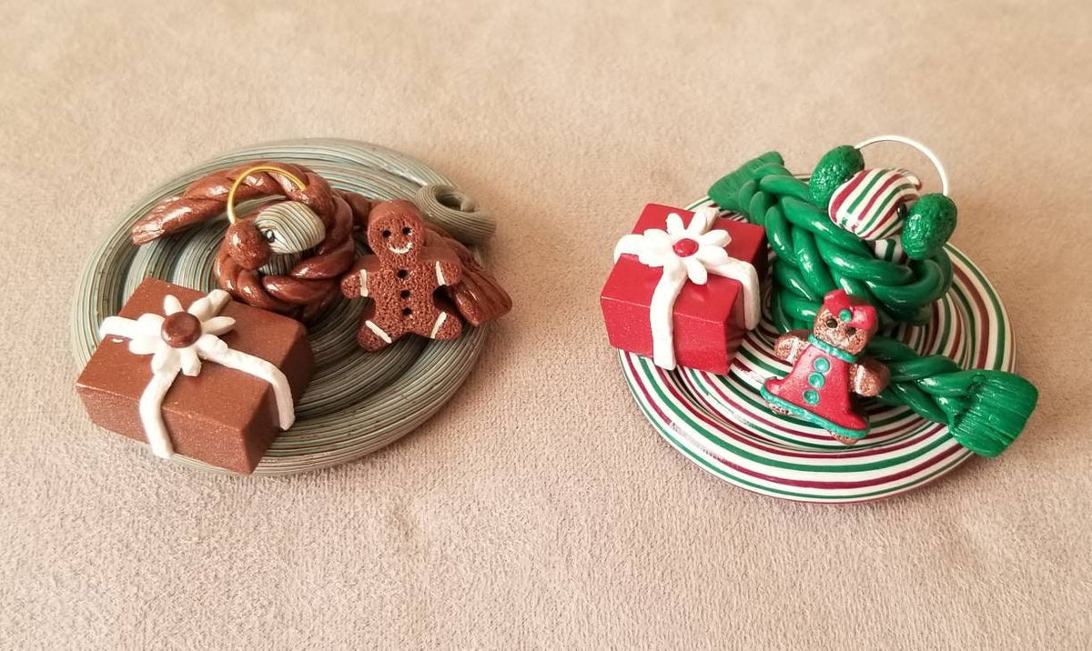 Polymer Clay Christmas Snake