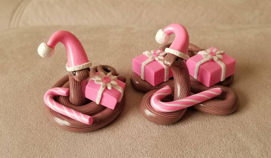 Polymer Clay Christmas Snake
