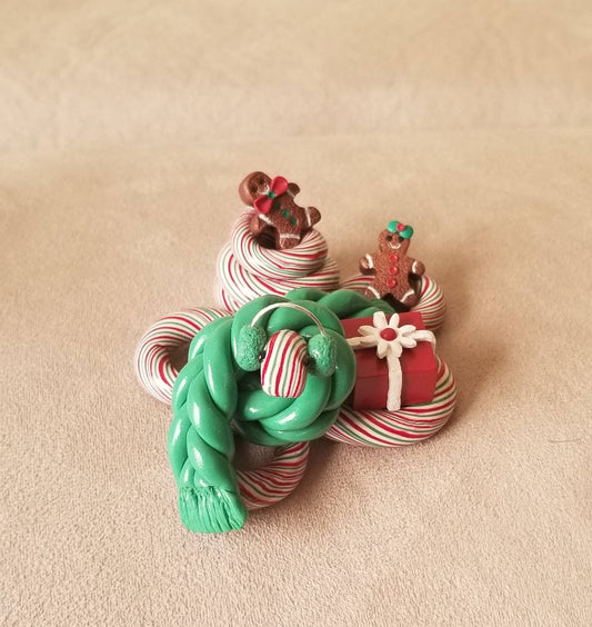 Polymer Clay Christmas Snake