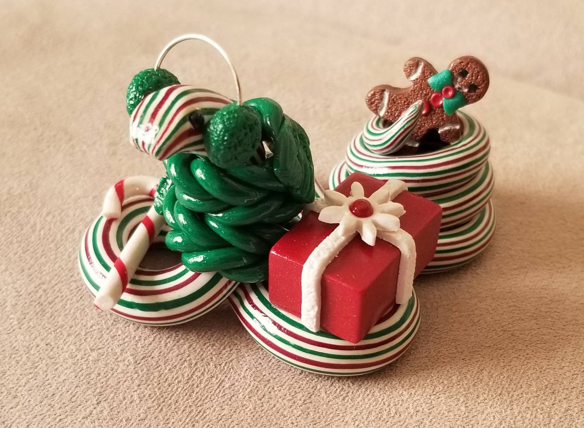 Polymer Clay Christmas Snake