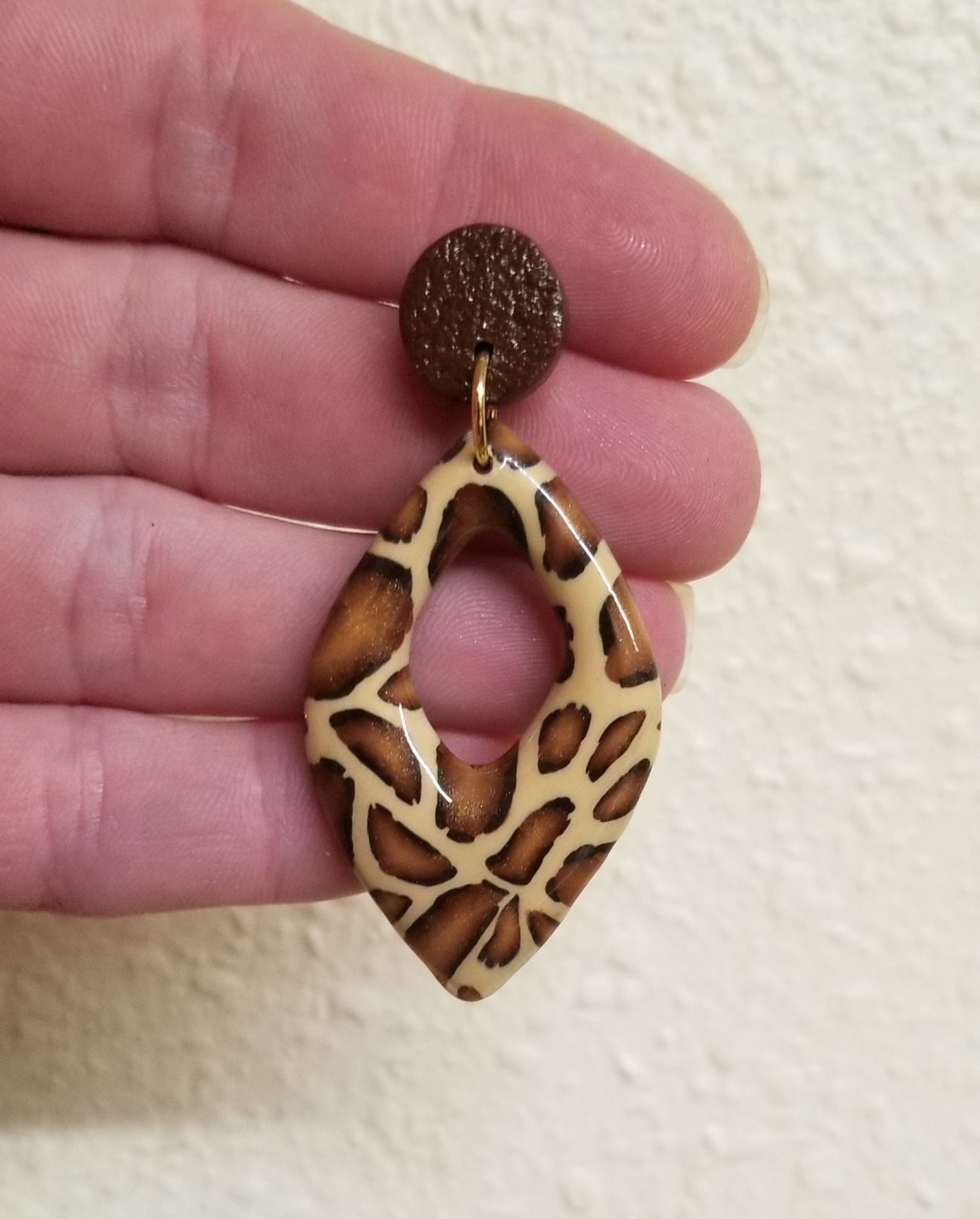 Animal - Leah Earrings - Tiger or Giraffe